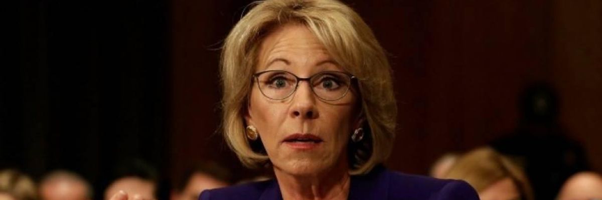 After Education Secretary Betsy DeVos Flouts 2018 Ruling, Judge Reminds Her of Consequences--Including Jail Time
