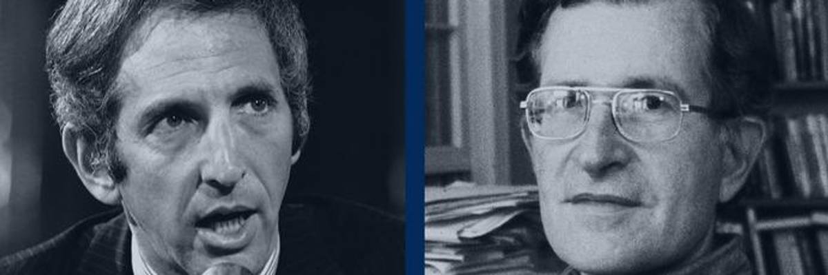 In First Joint Appearance, Noam Chomsky and Daniel Ellsberg to Talk Nuclear War