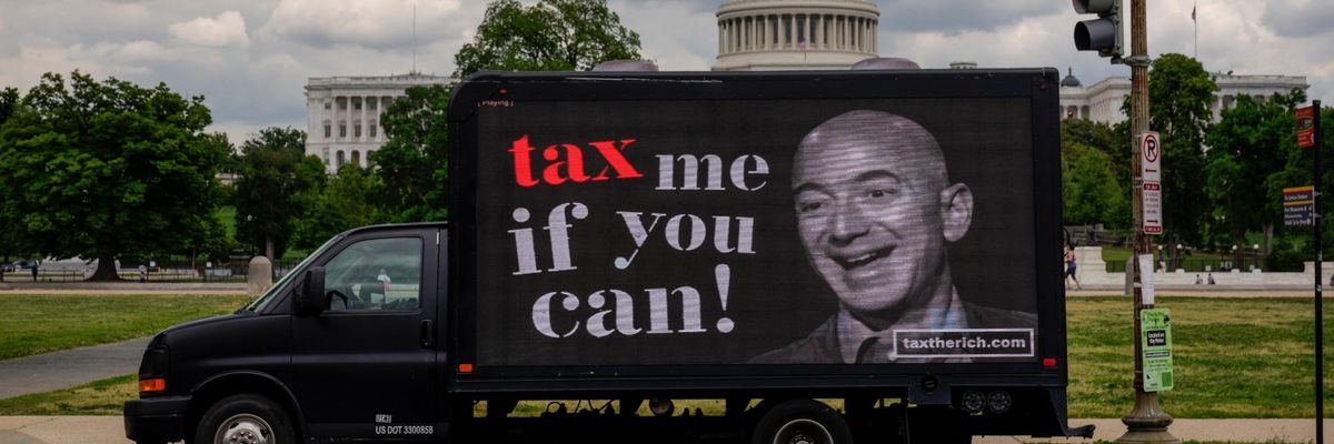 Bezos tax billboard