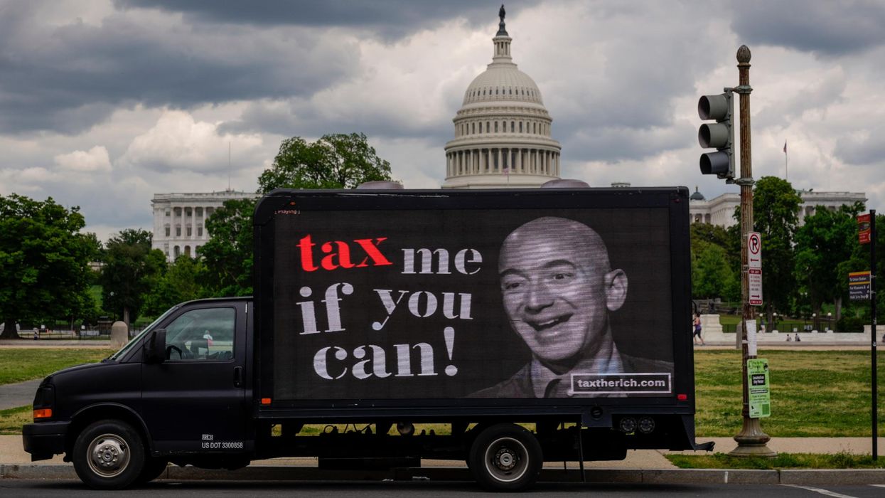 Bezos tax billboard