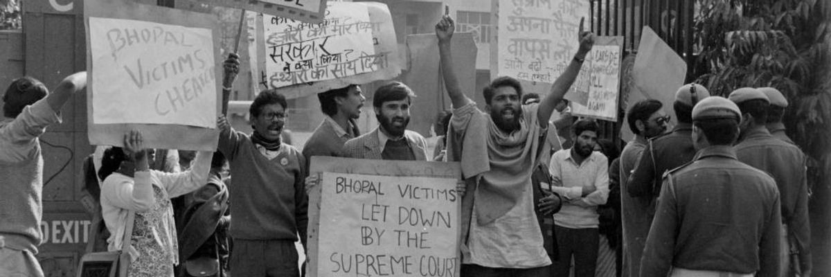 Bhopal Gas Tragedy Victims Protest