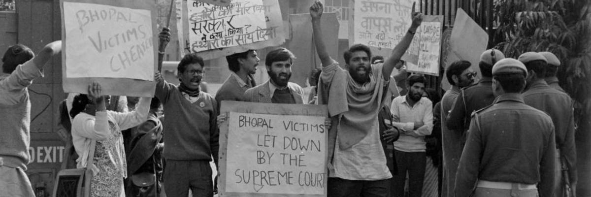 Bhopal Gas Tragedy Victims Protest