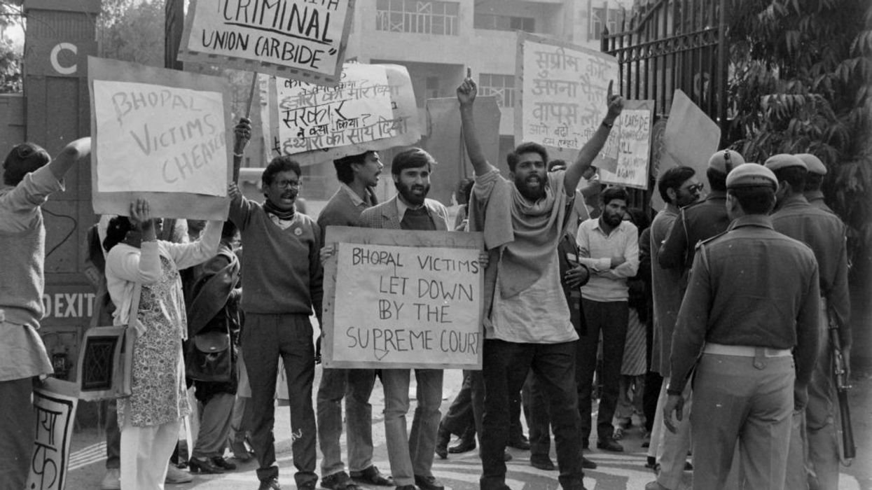 Bhopal Gas Tragedy Victims Protest