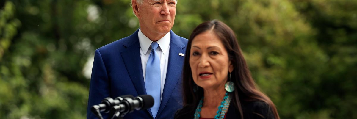 Biden, Haaland