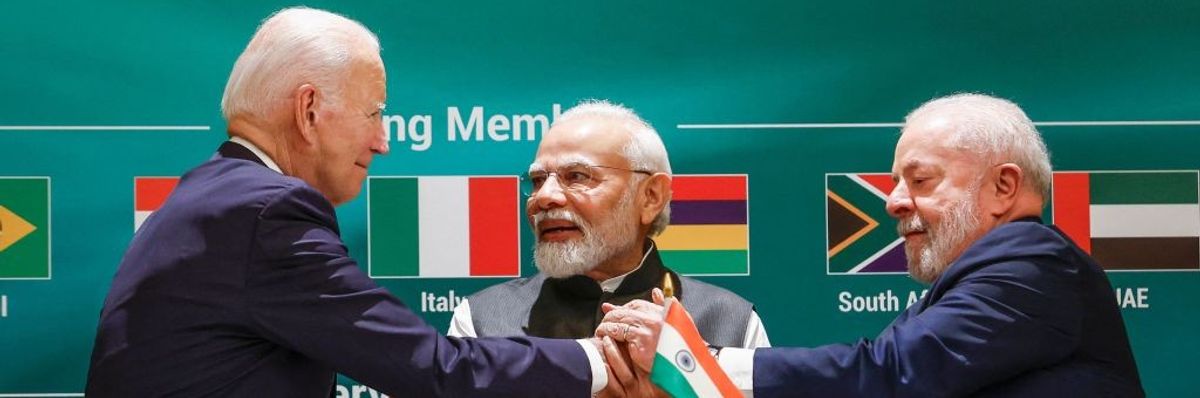 Biden, Modi, and Lula at G20 in India