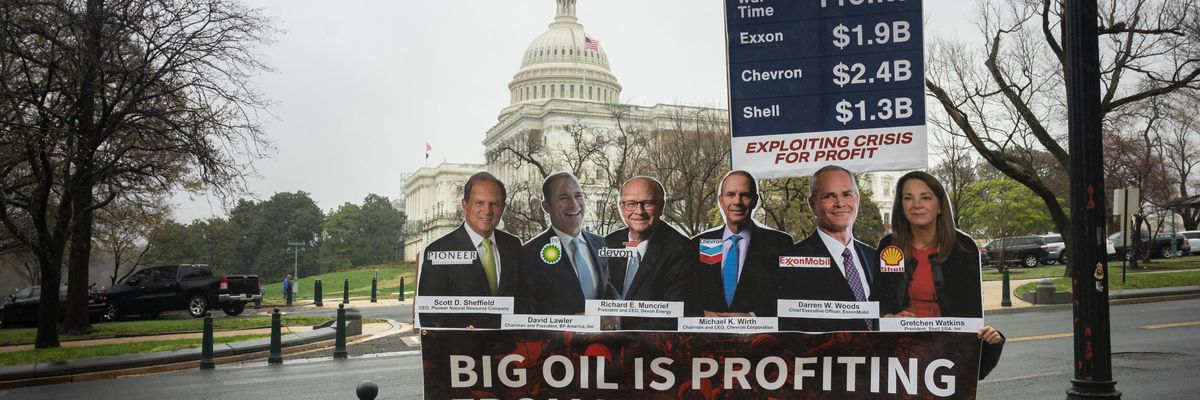 Big Oil profiteers