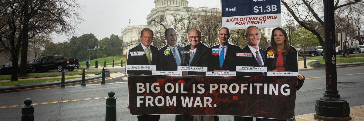 Big Oil war profiteering