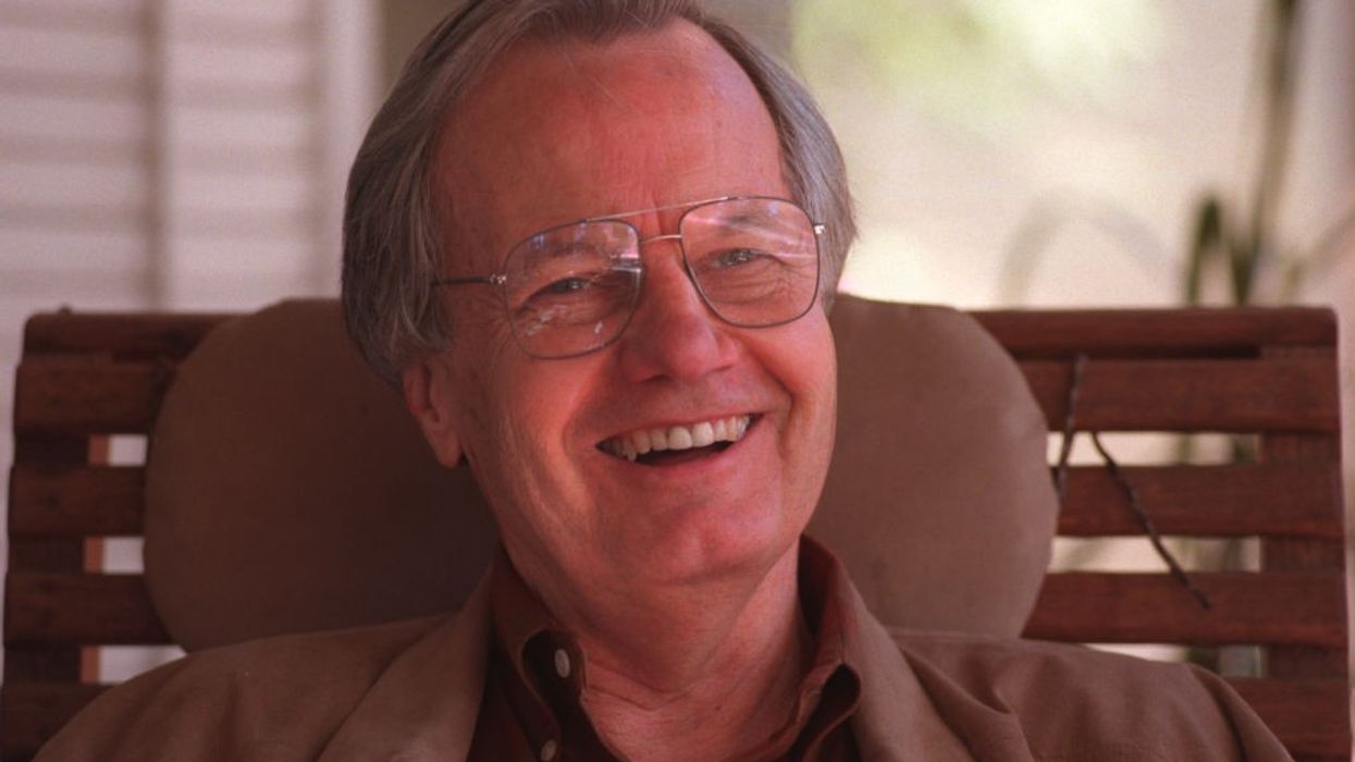 Bill and Judith Moyers. Bill Moyers.(Photo by JOEY MCLEISTER/Star Tribune via Getty Images)