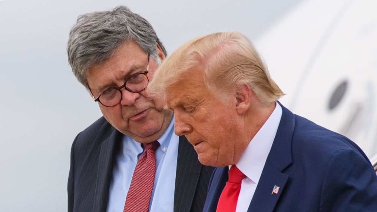 Bill Barr and Donald Trump