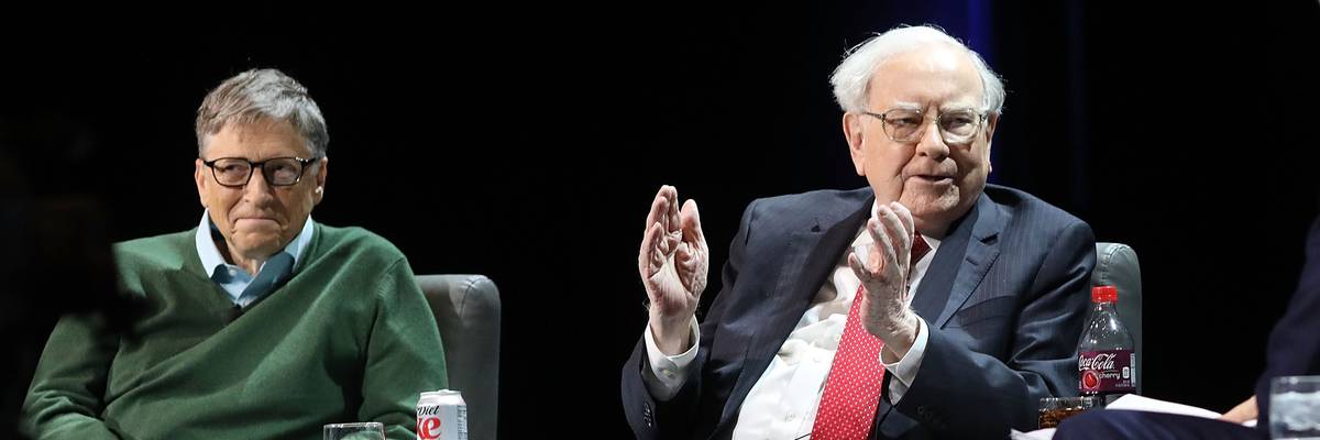Bill Gates And Warren Buffett Speak At Columbia University