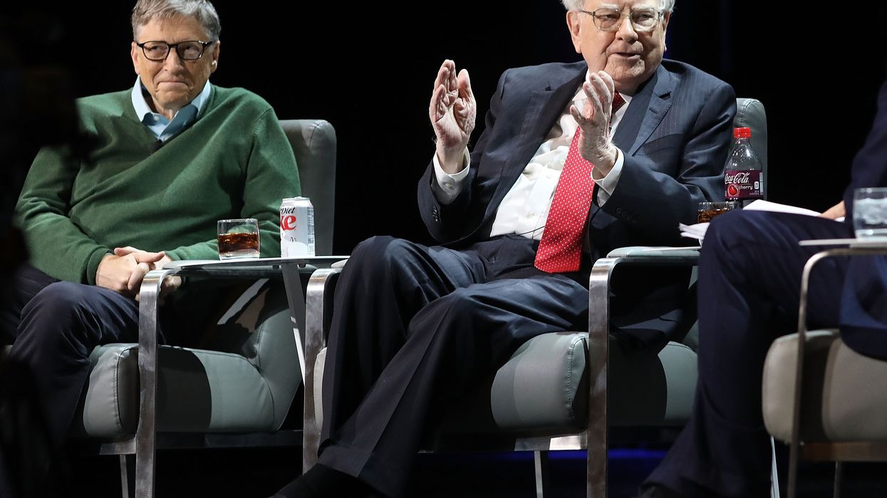 Bill Gates And Warren Buffett Speak At Columbia University