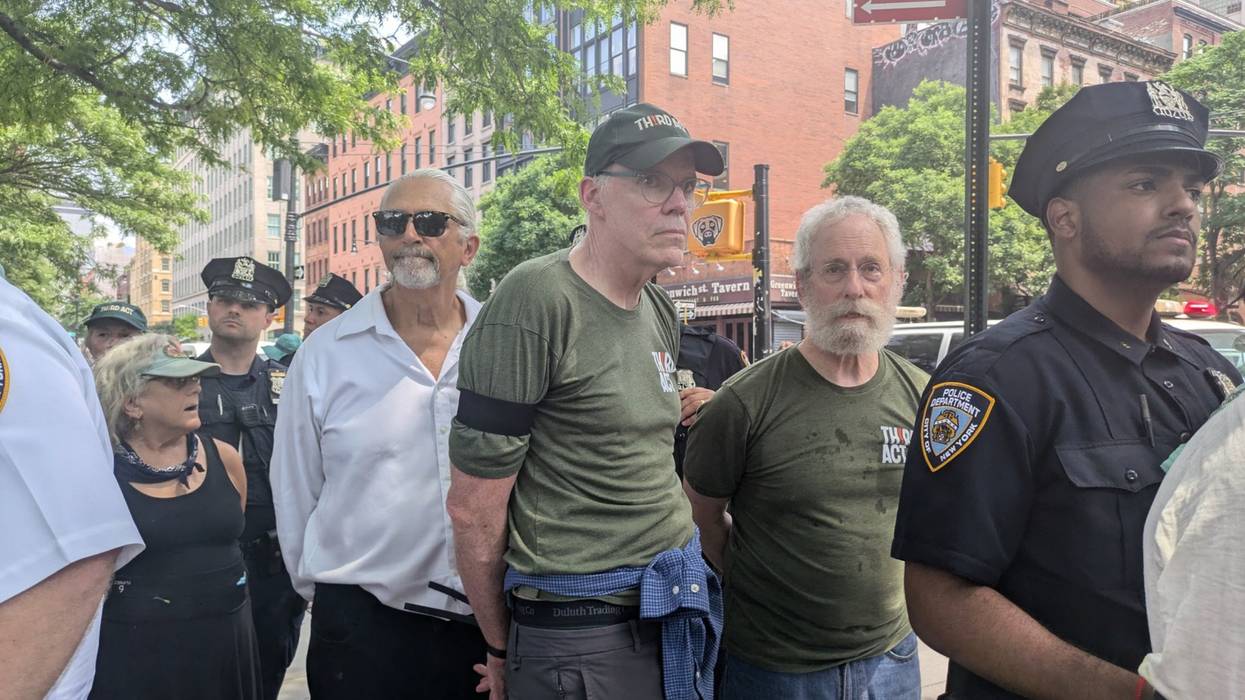 Bill McKibben and climate activists are arrested in NYC