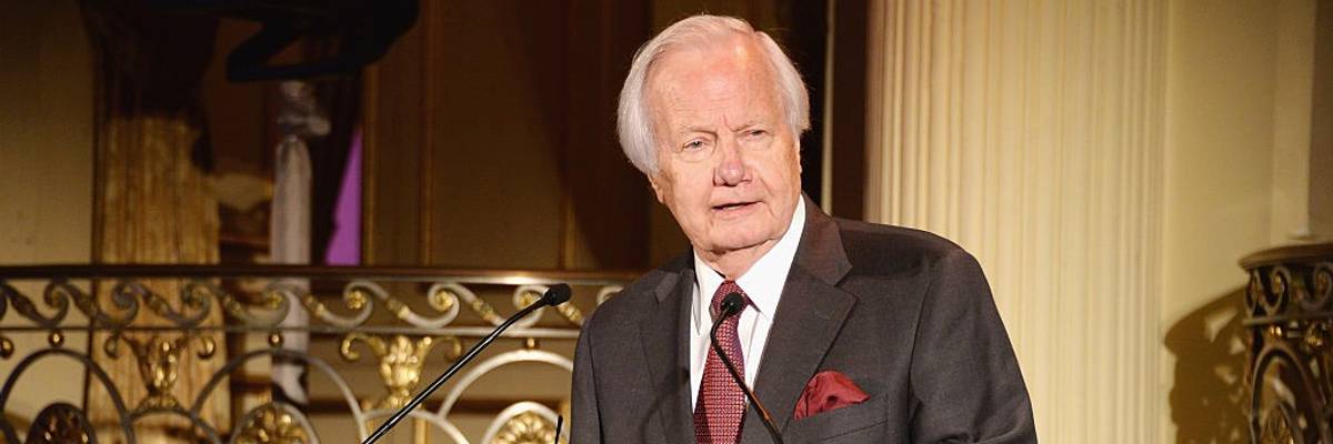 Bill Moyers speaks at an event at the Plaza Hotel on June 8, 2016 in New York City.
