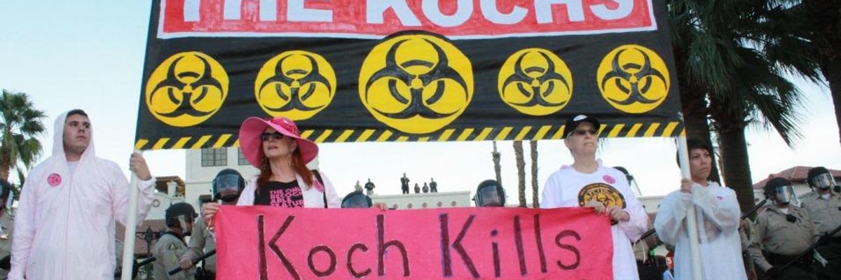 The Koch Brothers Sneak into School