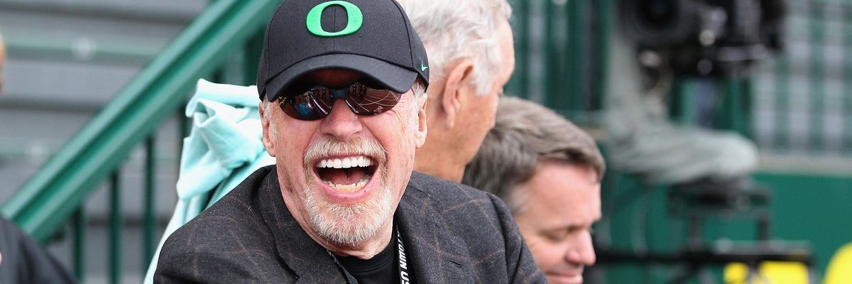 Billionaire Phil Knight is laughing