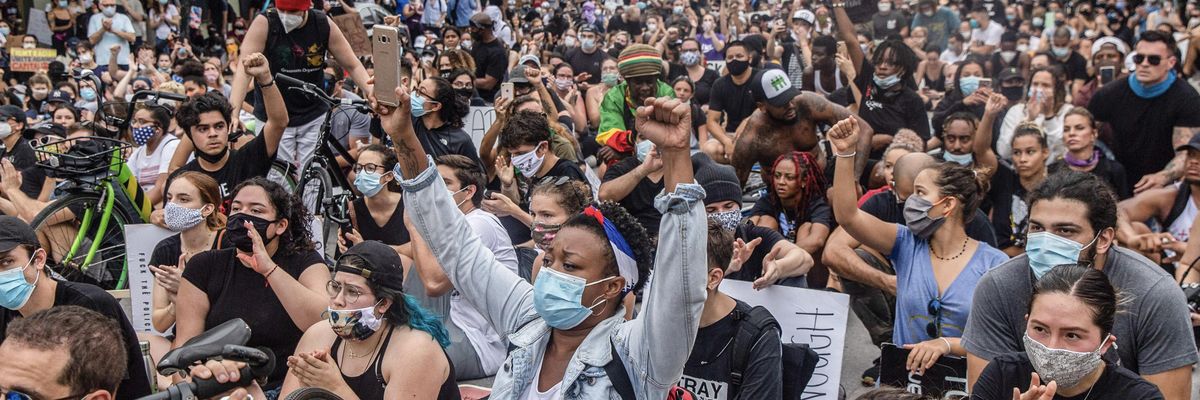 Black Lives Matter protesters