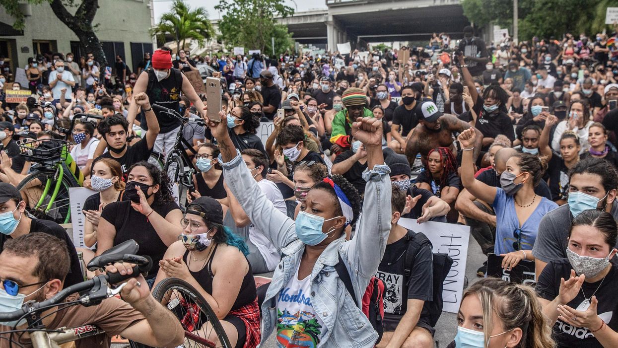 Black Lives Matter protesters