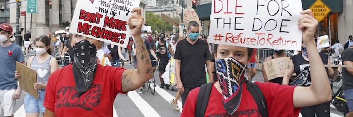 Teacher Protests Erupt As #DemandSafeSchools Takes Off