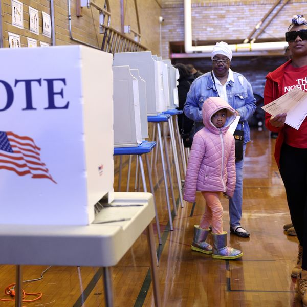 Black voters cast ballots in Milwaukee