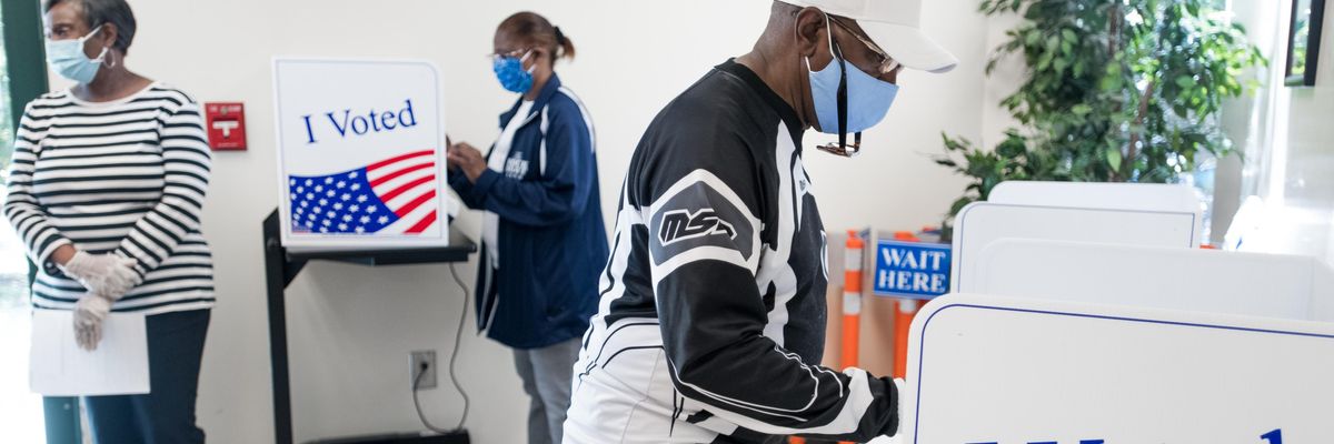 Black voters in South Carolina cast ballots