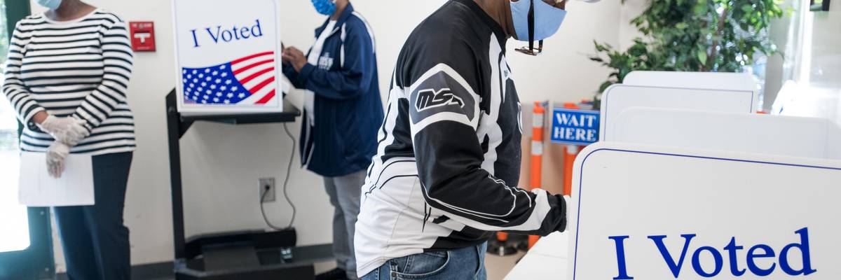 Black voters in South Carolina cast ballots