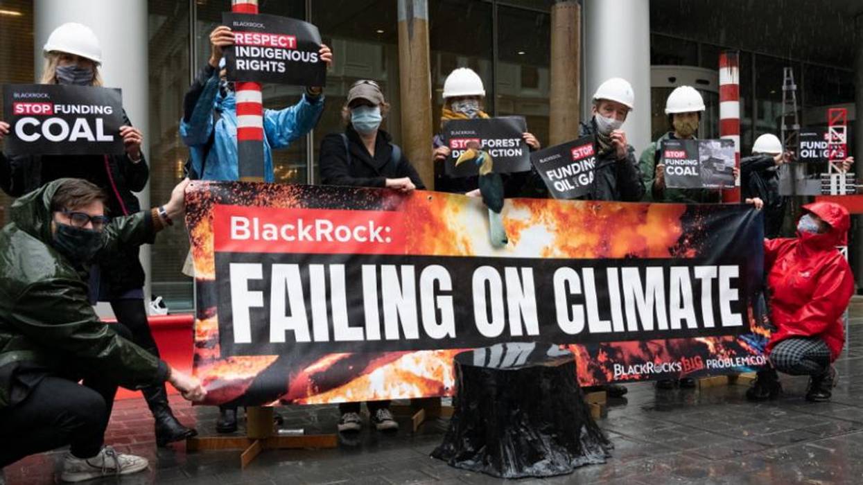 BlackRock climate protesters