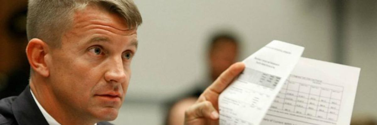 War Profiteer Erik Prince Reportedly in Talks to Help Forge Occupying Force in Syria