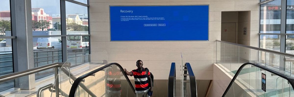 blue screen of death