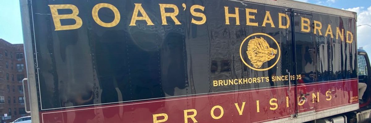 Boar's Head Brand deli meats delivery truck