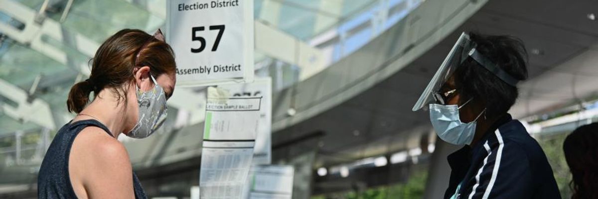 Warning of GOP Voter Suppression, Progressives Urge Democrats to Reject Any Covid-19 Deal Without Election Assistance