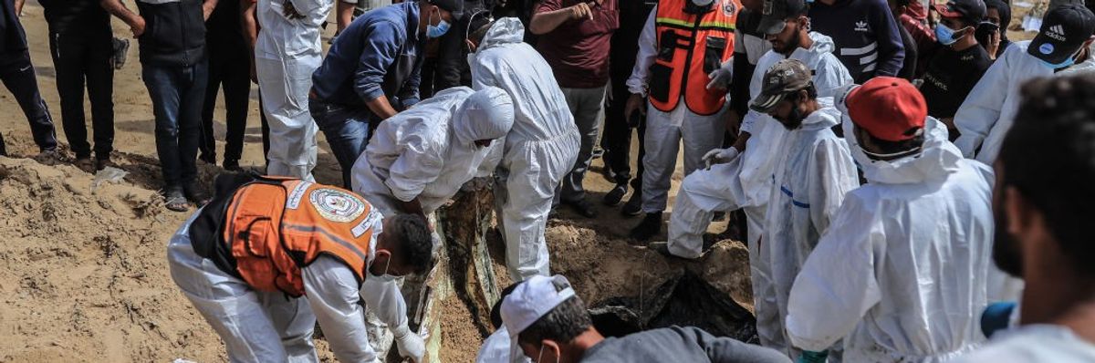 Bodies of 50 Palestinians killed by Israeli army recovered in southern Gaza