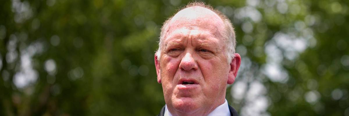 Border Czar Tom Homan Speaks To Press At The White House