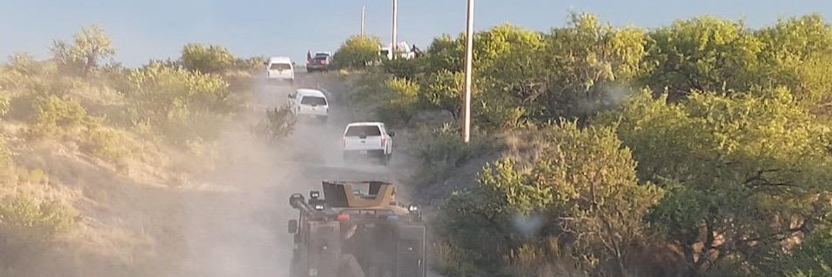 'This Is Terrorism': With No Face Masks and No Warrant, Border Patrol Agents Raid Humanitarian Aid Station in Arizona and Detain 30 Migrants