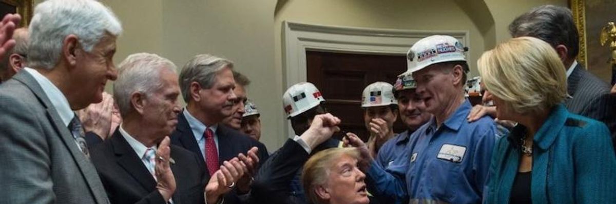 The Media Uses Coal Miners To Attack the Green New Deal--Then Ignores Their Pension Fight