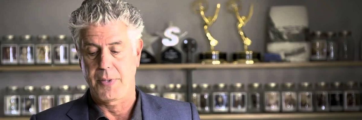 Anthony Bourdain: The Only Mensch on Gaza