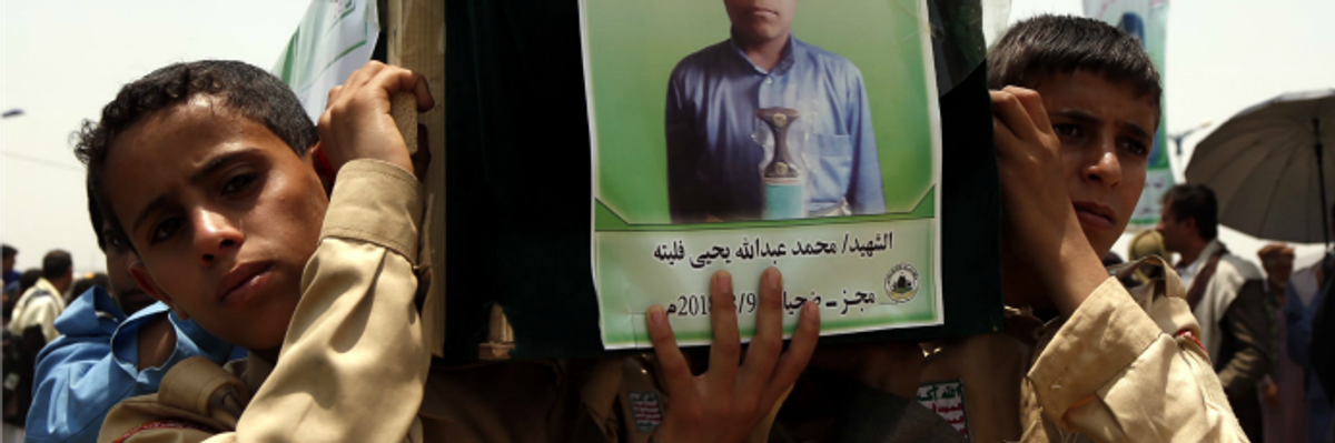 As Saudis Say Bombings of Yemeni Children Mere 'Mistakes,' Growing Calls for US to Stop Fueling Atrocities