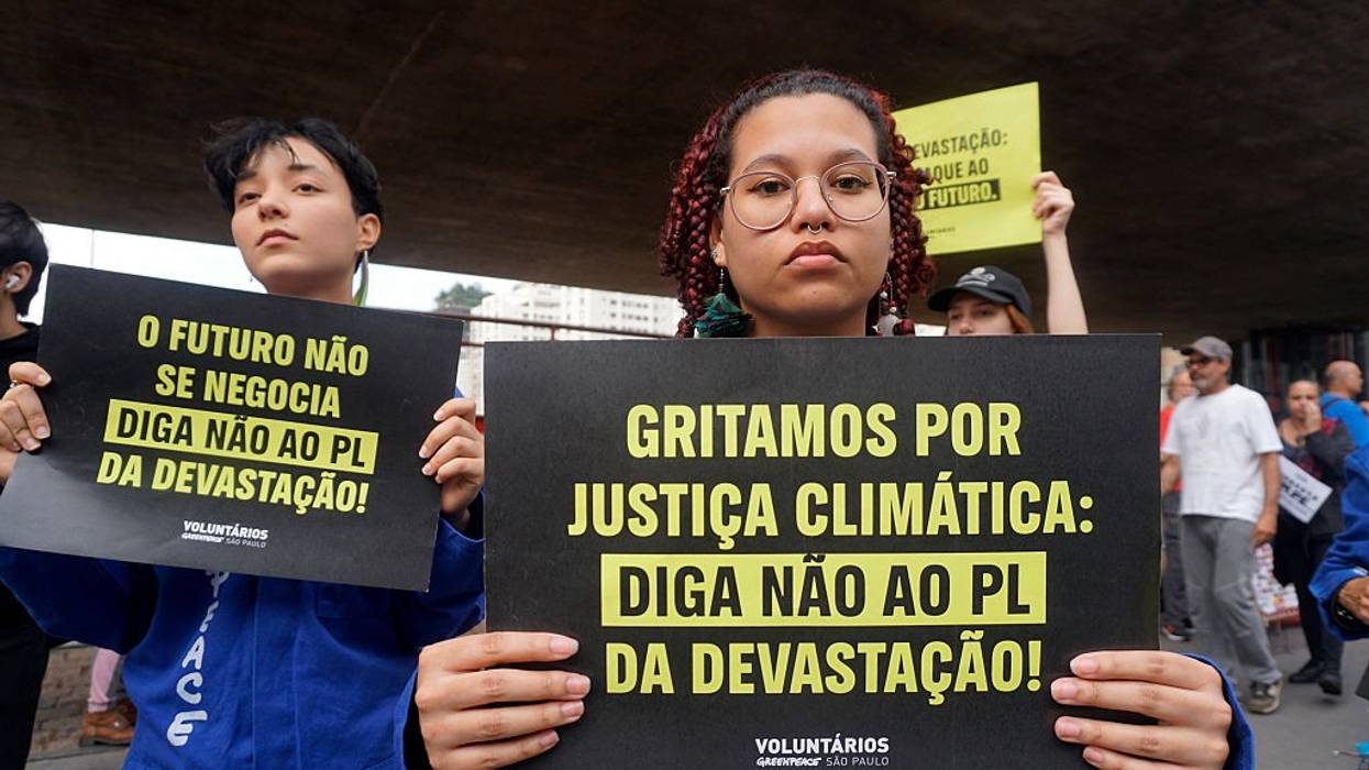 Brazil climate protest