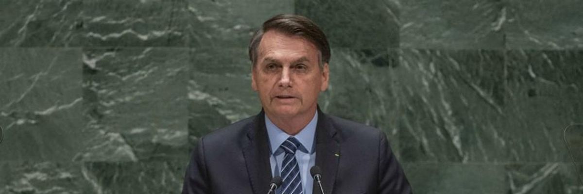 Bolsonaro, Facing Blame for Surge in Amazon Deforestation, Says Destruction Won't End Because "It's Cultural"