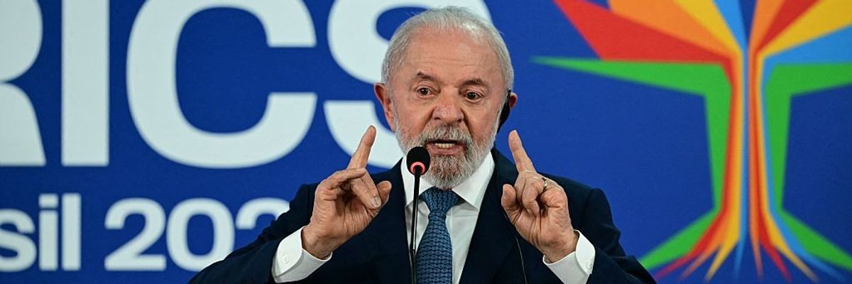 Brazilian President Luiz Inácio Lula da Silva