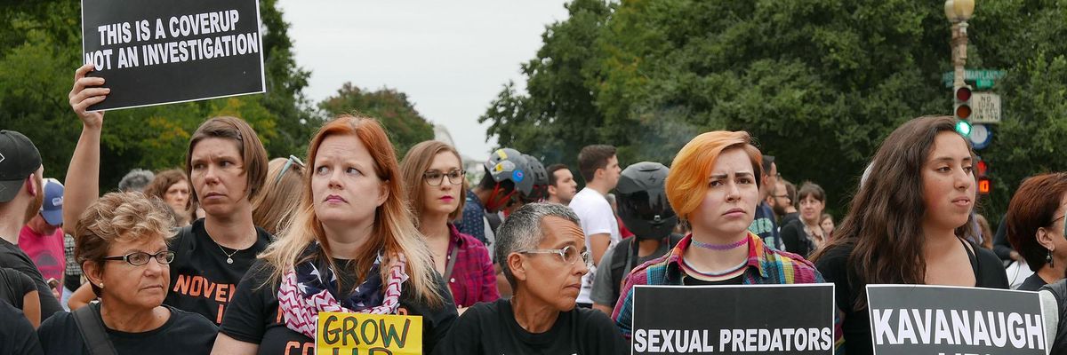 Brett Kavanaugh protest