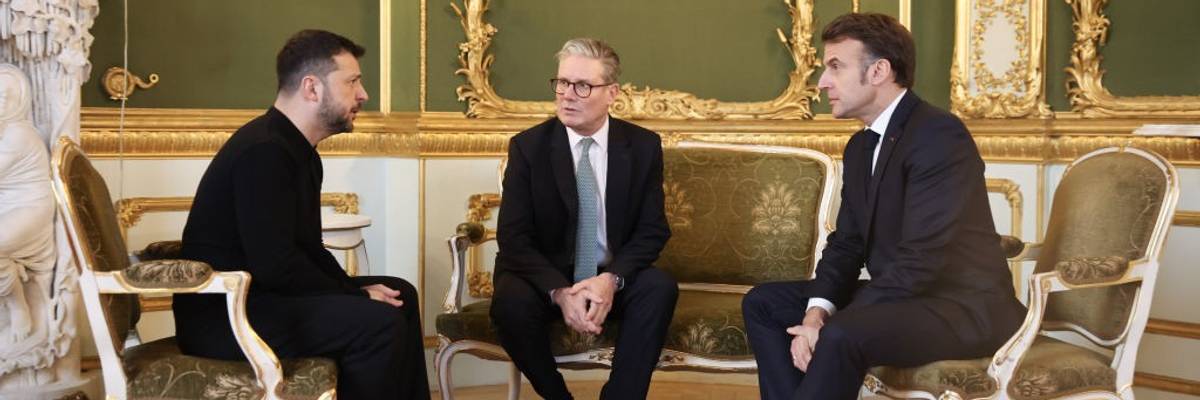 British Prime Minister Keir Starmer hosts the European Leaders Summit