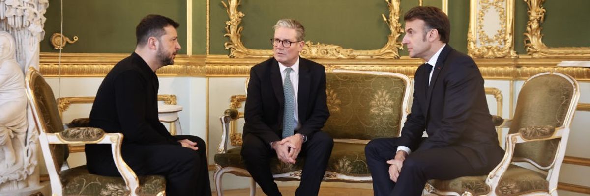 British Prime Minister Keir Starmer hosts the European Leaders Summit