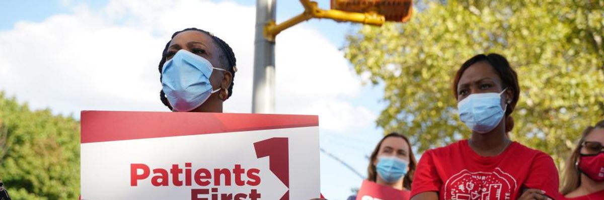 Brooklyn VA nurses, veterans rally to protest staffing shortage after PACT Act