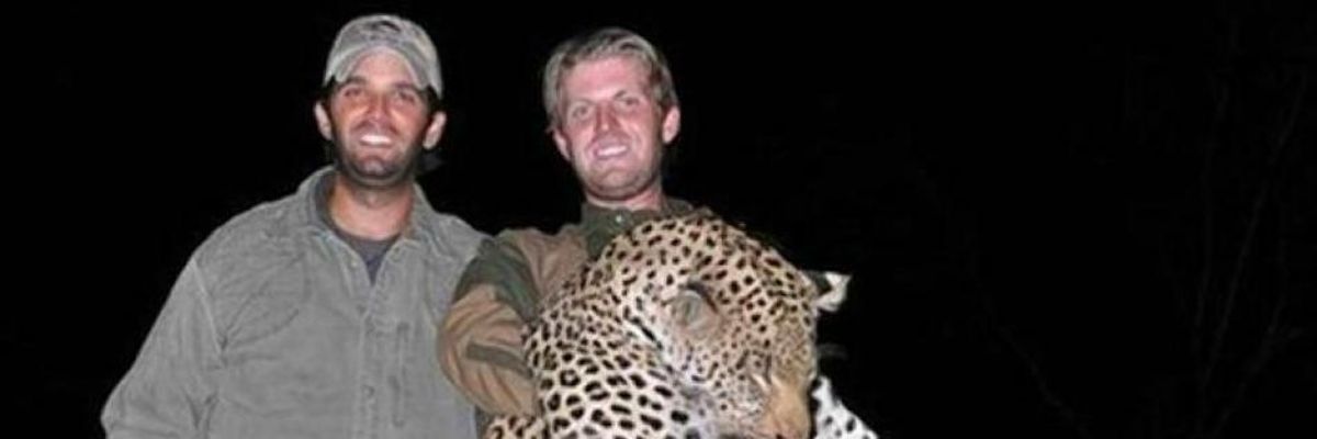 Trump Sons Auctioning Off First Family Hunting Trip for $500,000: Report