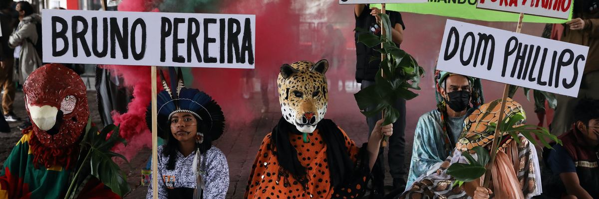 Bruno Pereira and Dom Phillips