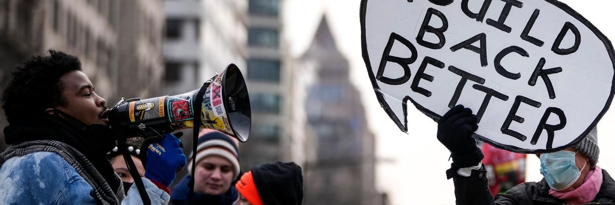 Build Back Better demonstration