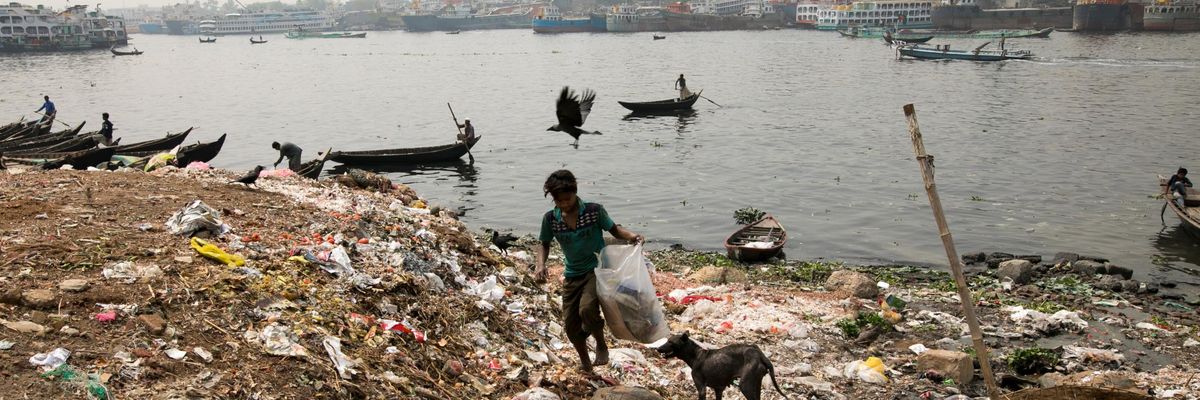 Buriganga River in Bangladesh