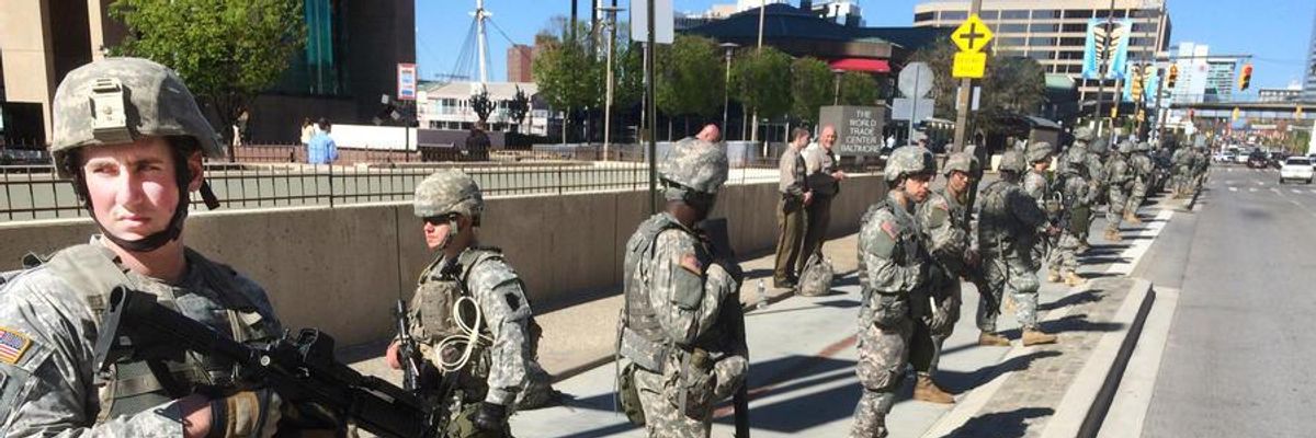 National Guard Deployed to Baltimore, But No Martial Law '... At This Point'