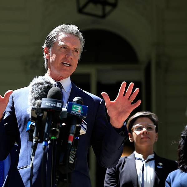 Newsom Says DOJ Probe Puts Him and Wife on Trump's Political 'Hit List'