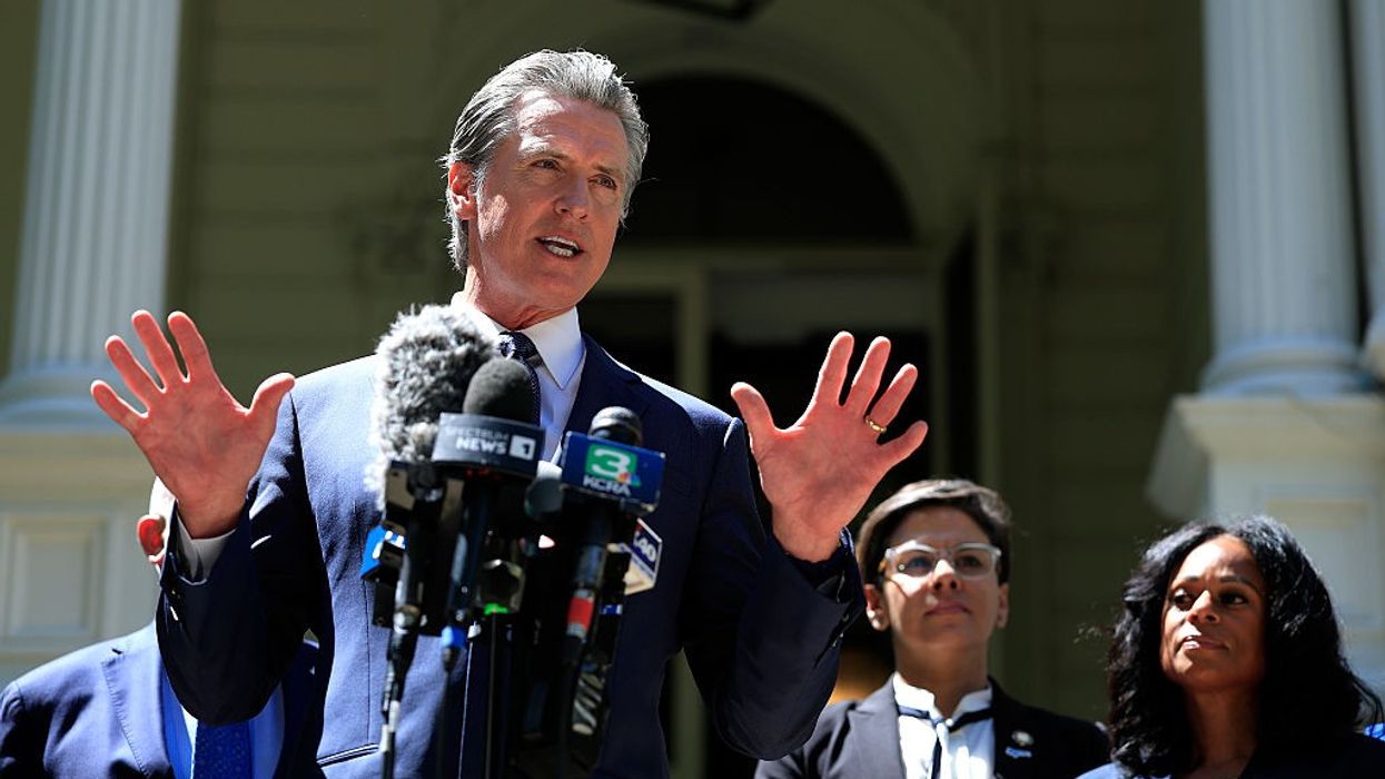 California Gov. Gavin Newsom speaks